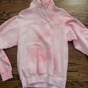 PINK TYE DYE HOODIE